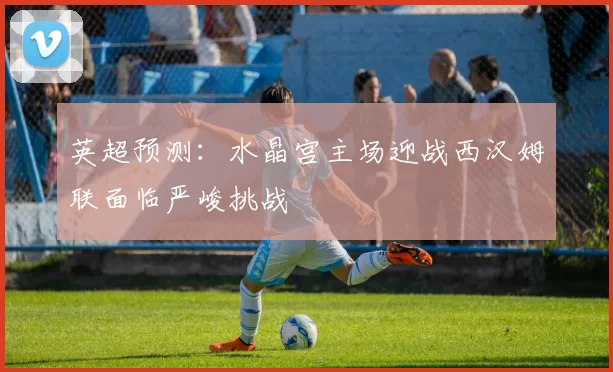 英超预测：水晶宫主场迎战西汉姆联面临严峻挑战